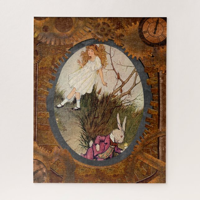 Puzzle Vers le bas du trou de lapin (Vertical)
