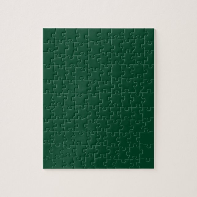 Puzzle Vert de course britannique (couleur solide) (Vertical)