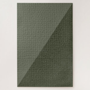Puzzle vert de mousse minimaliste