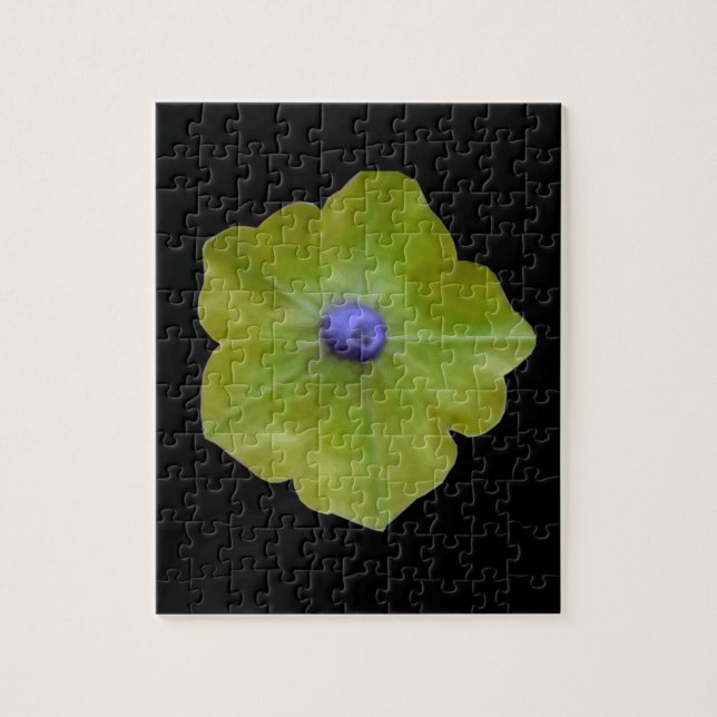 Puzzle vert et bleu Petunia (Vertical)