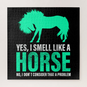 Puzzle Vert Oui Je Sens Comme Un Cheval