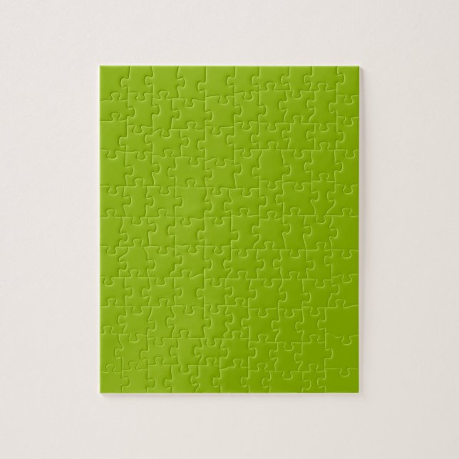 Puzzle Vert pomme (couleur solide)  (Vertical)