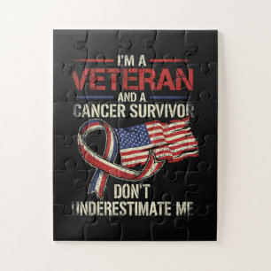 Puzzle Vétéran survivant du cancer Ne me sous-estimez pas