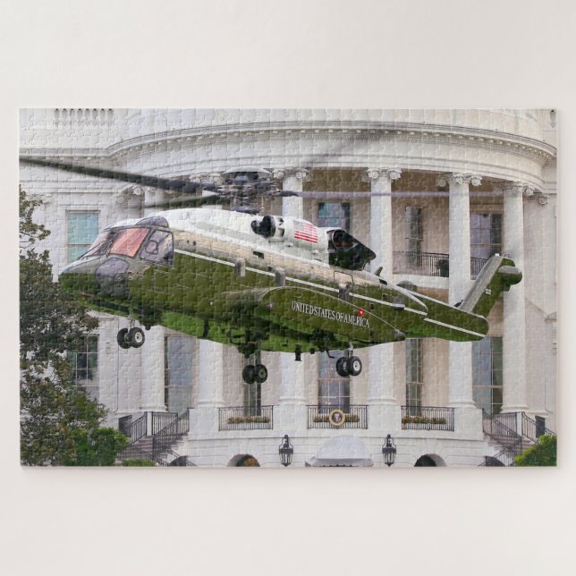 Puzzle VH-92A PATRIOT MARINE ONE (20 x 30 POUCES) (Horizontal)