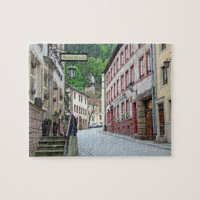 Puzzle Vianden, Scène de rue Luxembourg (Horizontal)