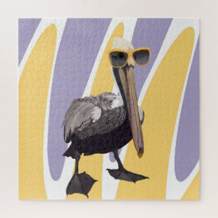 Puzzle Vibes estivales amusantes Oiseau pélican
