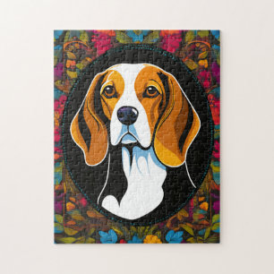 Puzzle Vibrant Beagle animal chien