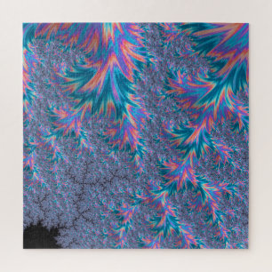 Puzzle Vibrant Groovy Trippy Bohémien Sarcelle Corail Fra