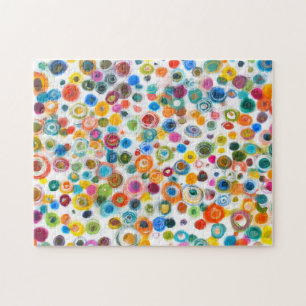Puzzle Vibrations positives - Art Abstrait coloré