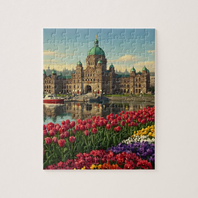 Puzzle Victoria (Colombie-Britannique) Canada Travel (Vertical)