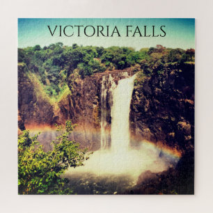 Puzzle victoria falls rainbow