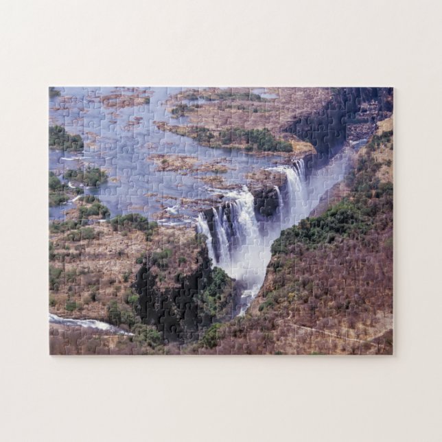 Puzzle Victoria Falls vue aérienne - Zimbabwe, Afrique (Horizontal)