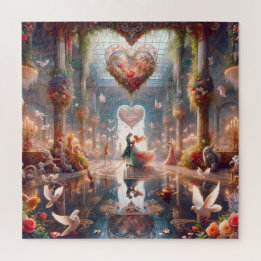 Puzzle Victorian Rococo Enchanted Valentine Dance