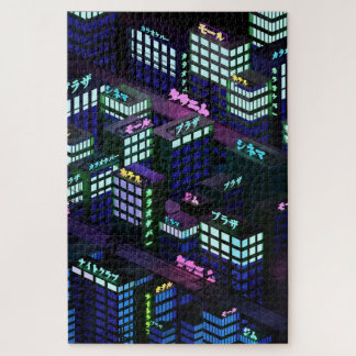 Puzzle Vie Nocturne En Ville