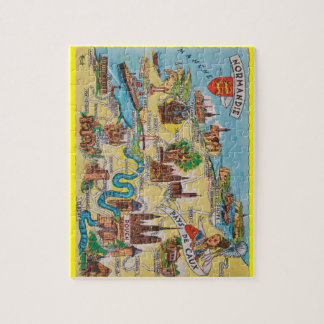 Puzzle Vieille carte de Normandie