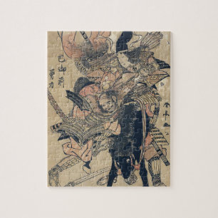 Puzzle Vieille peinture japonaise d'Ukiyo-e de deux