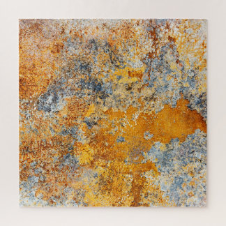 Puzzle Vieille texture rouille, grunge arrière - plan mét
