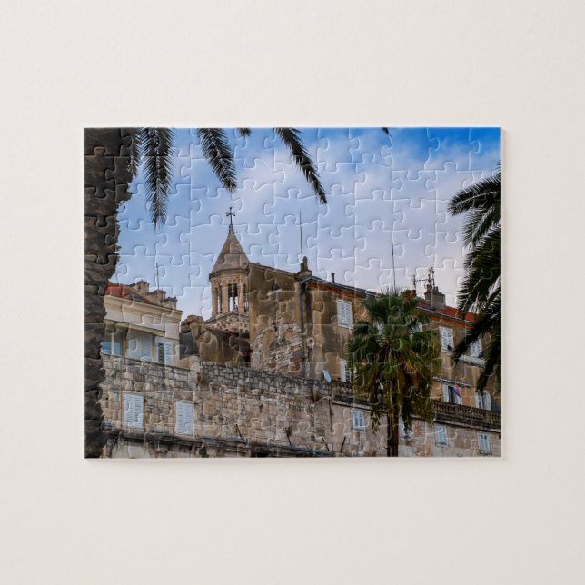 Puzzle Vieille ville, fente, Croatie (Horizontal)