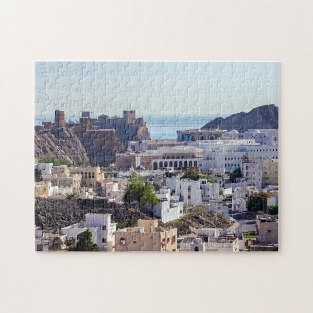 Puzzle Vieille ville historique de Mascate - Oman (Horizontal)