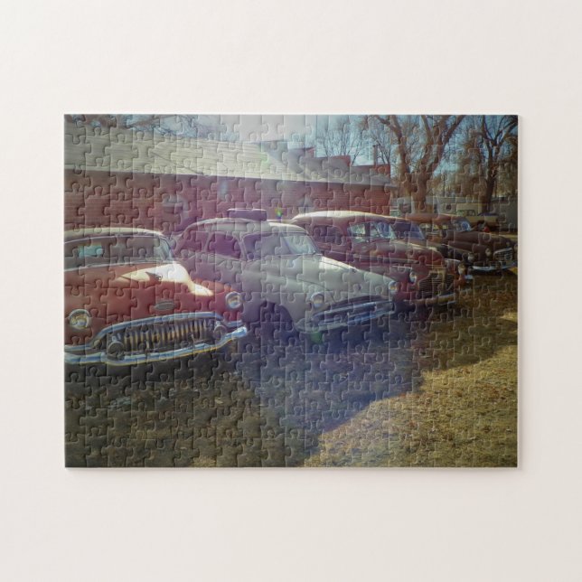 Puzzle Vieilles voitures classiques (Horizontal)