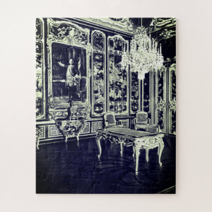 Puzzle Vienne vintage palais de Schonbrunn salle Vieux La