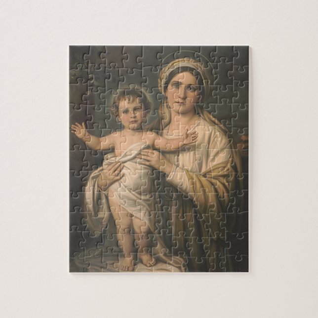 Puzzle Vierge catholique Mère Marie Jésus Religieux (Vertical)