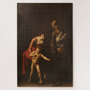Puzzle Vierge et Enfant avec Sainte Anne - Caravaggio