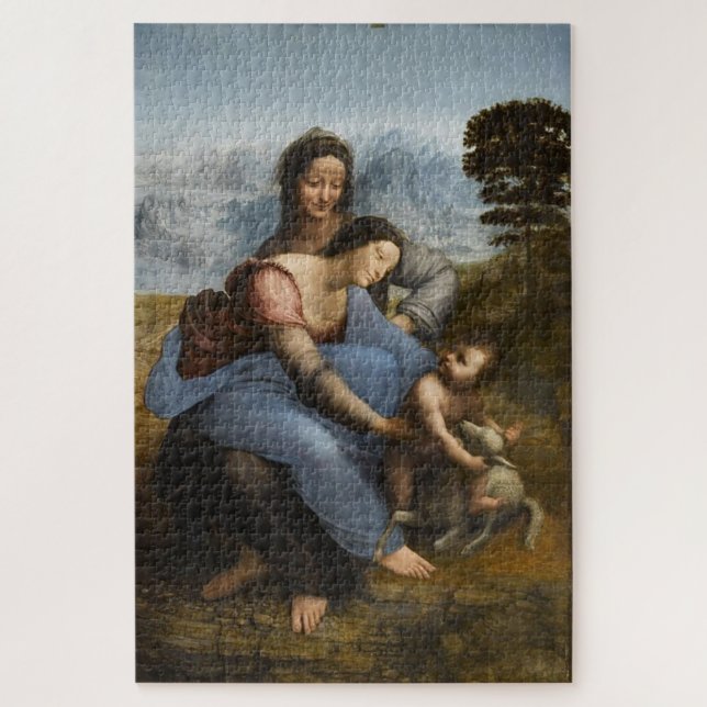 Puzzle Vierge et Enfant avec Sainte Anne - Leonardo da V. (Vertical)