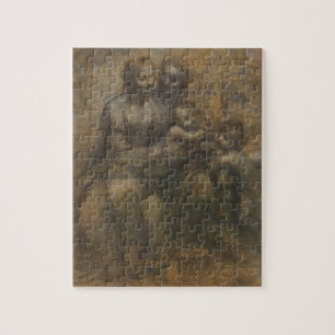 Puzzle Vierge et enfant avec St Anne par Leonardo da