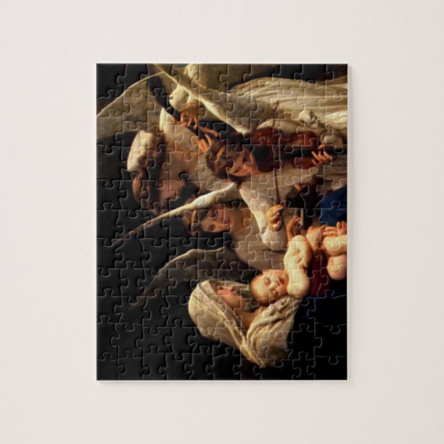 Puzzle Vierge Marie béni et enfant Jésus de nourrisson (Vertical)