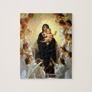 Puzzle Vierge Marie béni et enfant Jésus de nourrisson