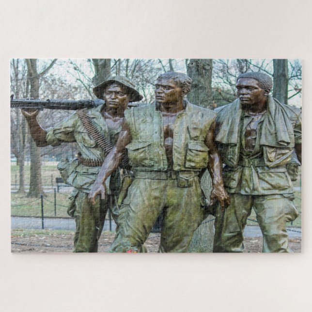 Puzzle Vietnam Soldiers Memorial Washington (Horizontal)