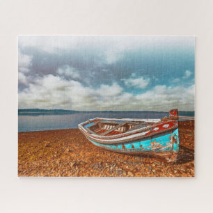 Puzzle Vieux Aiola. Bateau traditionnel portugais sur la
