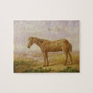 Puzzle Vieux Billy, un cheval de trait, âgé 62 (huile sur