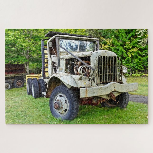 puzzle vieux camion de ferme (Horizontal)