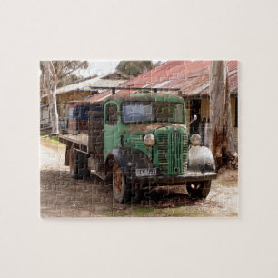 Puzzle Vieux camion vert