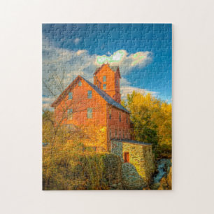 Puzzle Vieux moulin dans le Vermont .