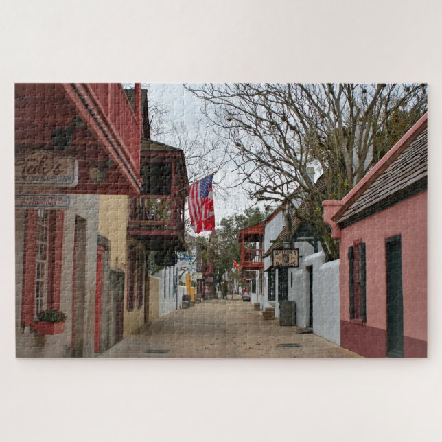 Puzzle Vieux quartier St Augustine, Floride, USA (Horizontal)