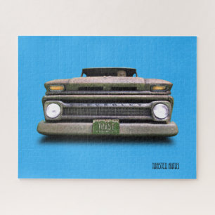 Puzzle Vieux Vintage Rat Rod Ramassage Camion Zombie Pilo