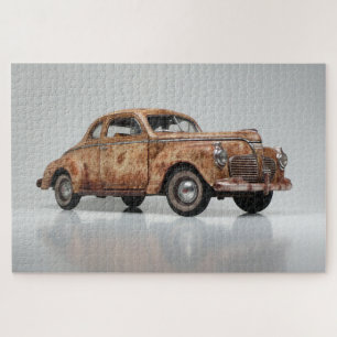 Puzzle Vieux Vintage Rusty Grange Trouver Automobile