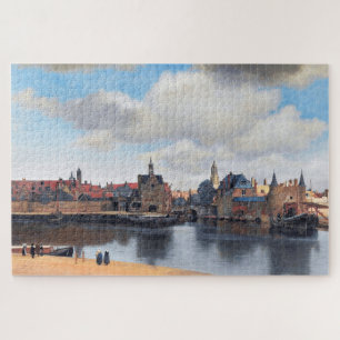 Puzzle View of Delft, Johannes Vermeer, 1659-1660