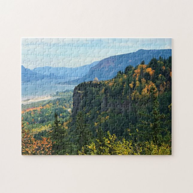 Puzzle View of Vista House, Columbia (Horizontal)