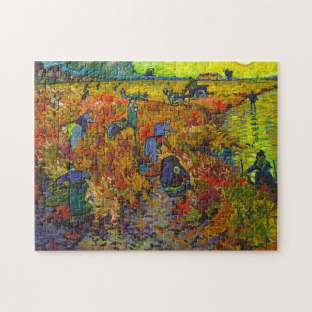 Puzzle Vignoble rouge à Arles, 1888 par Vincent van Gogh (Horizontal)
