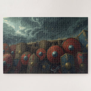 Puzzle Viking Bouclier Mur de Jigsaw