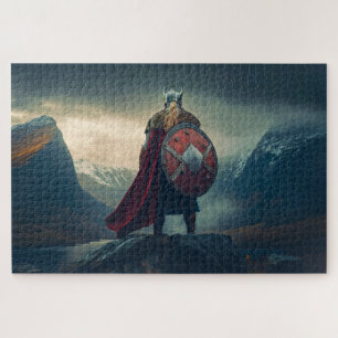 Puzzle Viking scandinave dans la chaîne de courrier Affic