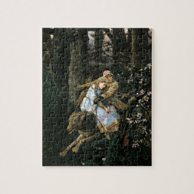 Puzzle Viktor Vasnetsov- Ivan Tsarevich montant le loup (Vertical)