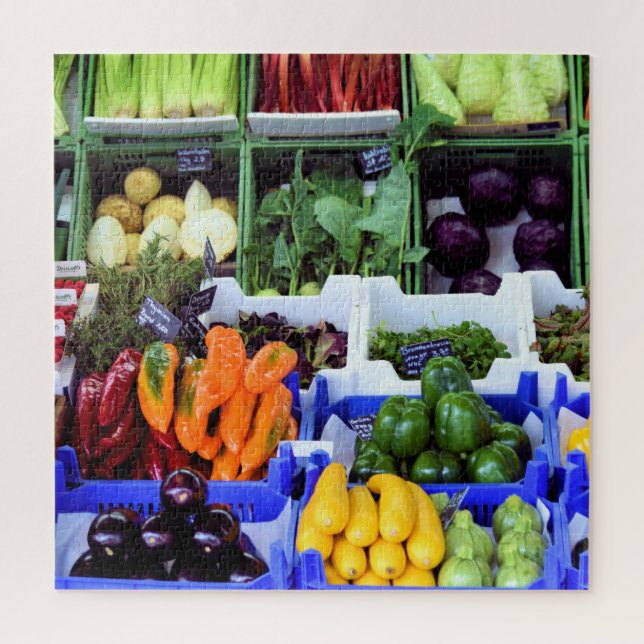 Puzzle Viktualienmarkt Munchen Allemagne - 20x20 - 676 pc (Vertical)