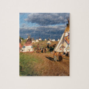 Puzzle Village amérindien