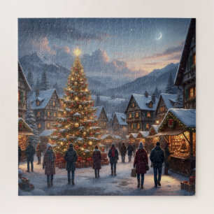 Puzzle Village de Noël