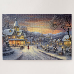 Puzzle Village de Noël